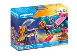 *** PLAYMOBIL FAMILLY FUN - SET CADEAU PLONGEUSE SOUS-MARINE #70678